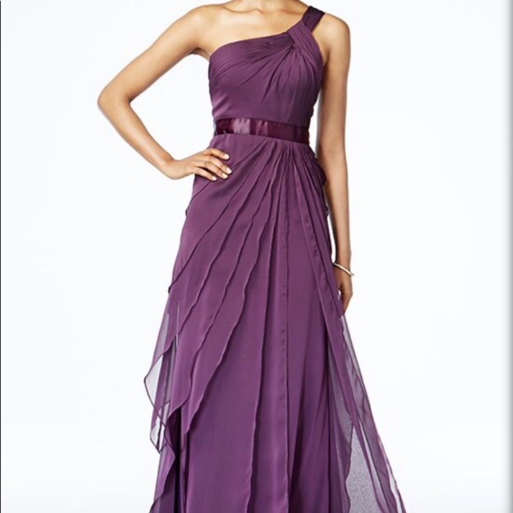 Adrianna Papell one shoulder dress - Women’s Size 4 - Picture 7 of 11